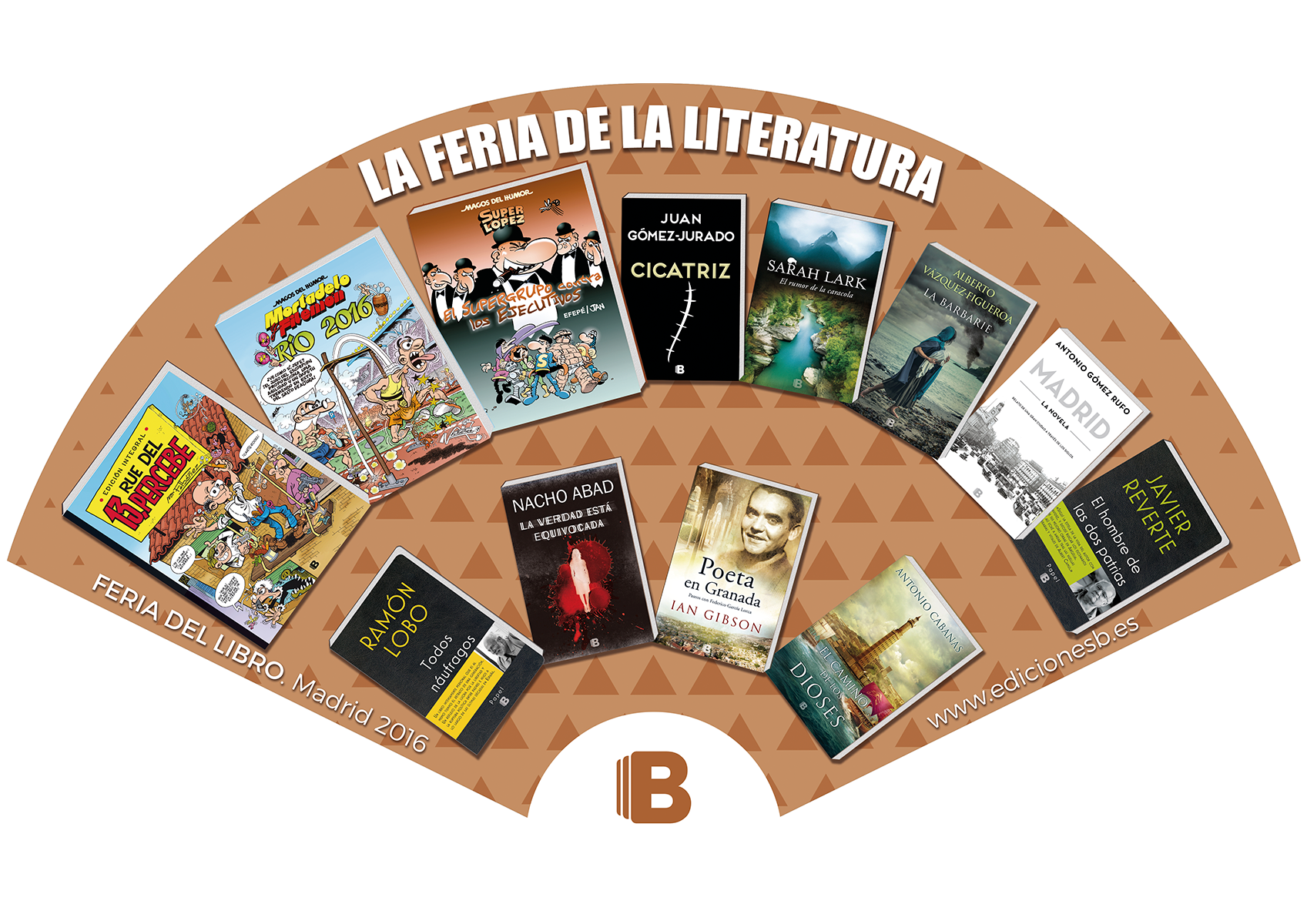 Editorial Ediciones B, Abanico Feria del Libro de Madrid 2016