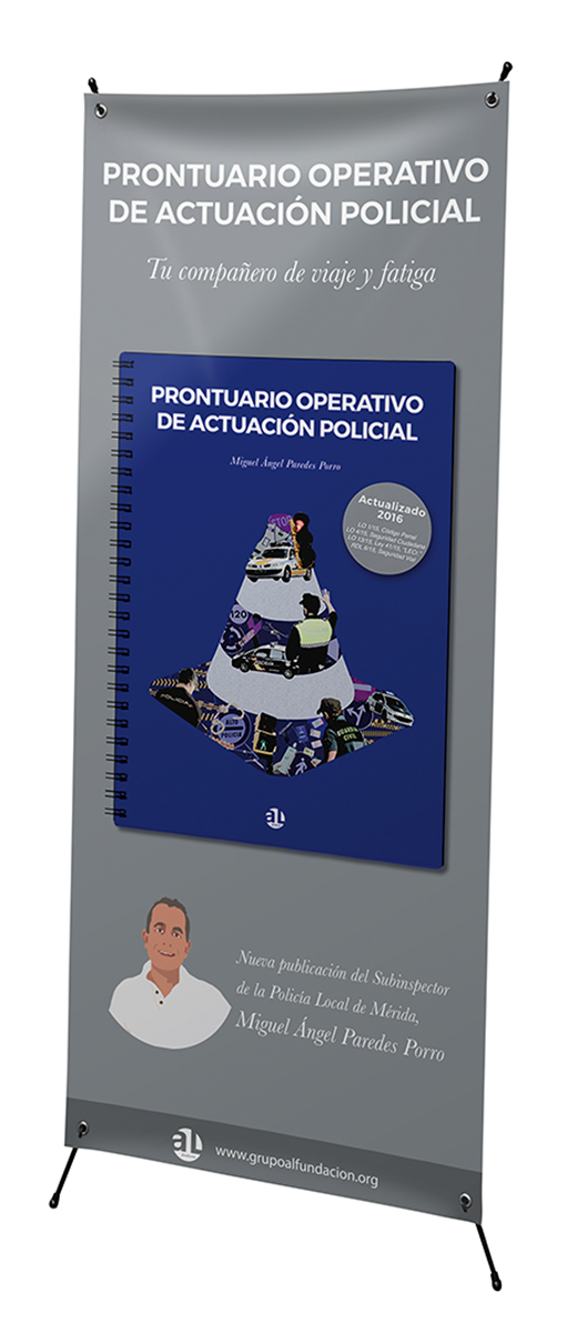 Prontuario operativo de actuación policial, Miguel Ángel Paredes Porro, AL Fundación, plotter del libro